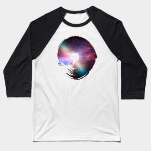 Paint brush stroke enso galaxy whoosh Baseball T-Shirt